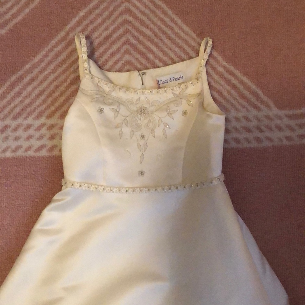 Lilacs and Pearls dress